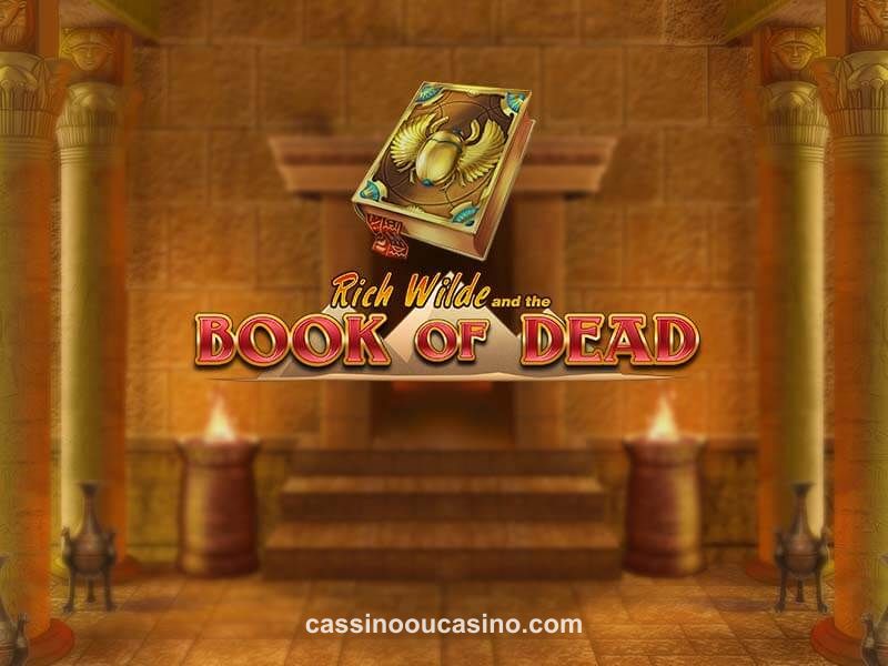 Imagem do jogo Book of Dead em cassino ou casino